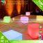 Bars And Garden Full Color Changing Rechargeable Wateproof Indoor And Outdoor Plastic Square LED Glowing Cube Seat