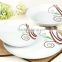 Coupe Shaped 20pcs ceramic dinnerware set made in china