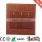 Wood grain style 13A wall socket