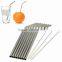 Kitchen Bar Accessories 8 Pcs Stainless Straws With 3 Cleaner Brush Metal Drinking Straw Stainless Steel Bend