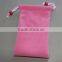 stylish fancy soft velvet mobile phone bag
