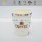 New design without printing paper cups with lids for wholesales
