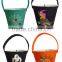 Bulk rivet Joint black candy storage basket for Halloween