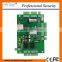 Opeate off line real time tcp/ip network conect security alarm system door sensor two doors two ways card control panel board