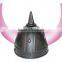 Warrior Plastic Black Viking Helmet with Light Up Horns