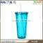 16-22oz Double wall acrylic paper insert acrylic tumbler