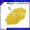 23 inches straight bright yellow umbrella with LED light handle