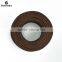 Dark Brown Fabric Textile Power Cord Round,Colourful Fabric Electric Cord