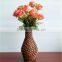 Rattan weaved vases made in china