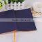 Wholesale custom imprint leather cover notebook with color edge