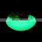 led illuminated color changing plastic christmas decoration fruit tray