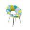 patchwork circle back chair