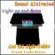 Sound Activated LED EL Light T-shirt