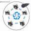 High quality V5 Motorcycle Helmet bt multi interphone for 5riders 1200m full duplex talking same time