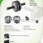 ZHENSHENG silent double exercise ab wheel