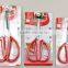 Wholesale  different types of scissors with plastic handle
