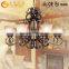 classical iron pendant lamp glass shade for home study bedroom chandelier