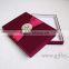 Gorgeous Burgundy wedding invitation boxes