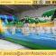 inflatable 20m Tropical Slide with Palm Trees for sale