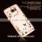 Wholesales TPU Electroplating Flower phone covercase for Samsung s7 /free sample cell phone tpu case for Samsung S7 edge