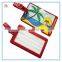 Business luggage tag with embossed, debossed, printed logo, fashionable and popular silicone baggage