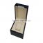 custom luxury black wooden watch box with pillow