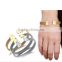 Ladies Fashion Jewelry Stainless Steel Four Leaf Clover Bracelet