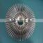 OEM high dissipation tooth gear shaped extruded aluminum heat sink