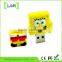 Горячая продажа. Бесплатный образец. USB-флешка из силикона/SpongeBob.