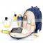 Fashion Large Mommy Baby Diaper Backpack Bag (YX-081301)