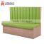 Green leather sofa dining seat