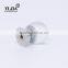 1 4/7 inch superior quality brass base clear crystal cabinet knob