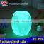 new design color changing led small plastic chair
