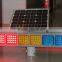 Blue red yellow module LED solar road safety warning flashing traffic light sale