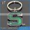 Top quality metal diamond alphabet letters keychain hot sell