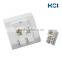 RJ45 Keystone 2-Port Cat6 LSA IDC Faceplate