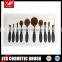 10Pcs/Set Professinal cosmetic tools Toothbrush Shaped Foundation Eyebrow Eyeliner Lip Facial Makeup Oval Brushes