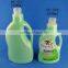 1.2L/2.4L Light green liquid laundry detergent plastic hdpe bottle