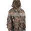 Mesh Camouflage Ghillie Leafy Hunting Camo Suit Jacket Pants Brown