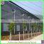 High quality 9.6m multi-span commerical plastic greenhouses for agriculture