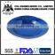 Customized blue enamel plate with rolled rim