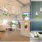 CT-457 Originality Fashion Sky Planter Hanging Plastic for Plants 9.5x9.5x13cm