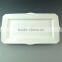 Wholesale cheap white ceramic dinner plate for daily use