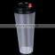 Water cup PP Cup plastic cup 700ML transparent drink cup disposable cup injection with lid