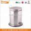 Stainless steel Foot Pedal Bin
