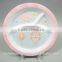 Sectional melamine kids children dinner plates/ divided melamine children plates