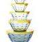 GH059 5pcs Glass Bowl Set with lid