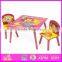 2015 New wooden drawing table toy for kids,Popular wooden toy drawing table for children,Professional Drawing Table W08G025