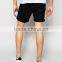 2016 Hot Sale Latest Custom Five Pockets Men's Black Slim Fit 98% Cotton 2% Elastane Stretch Denim Zip Fly Casual Shorts