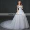 MGOO 2017 New Style Romantic Church Wedding Dress First Night Lace Ballgown Off Shoulder Bridal Vestidos